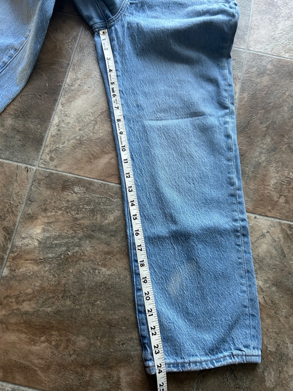 Madewell The Perfect Vintage Straight Jean in Hoye Wash size 26P - Picture 14 of 14